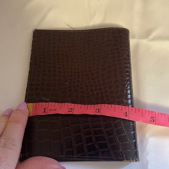 Vintage Lord Buxton Saddle Cowhide Bifold Leather Unisex Card Case Wallet USA - Picture 15 of 15